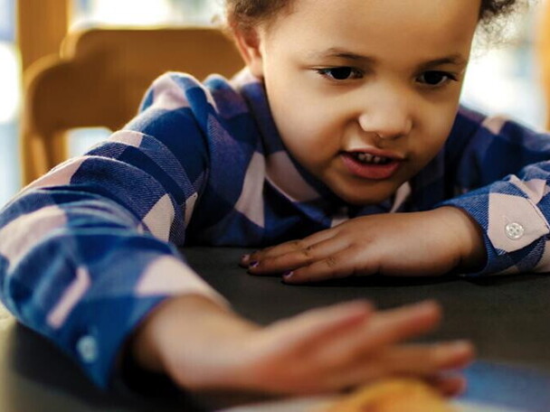 A child refusing eating food