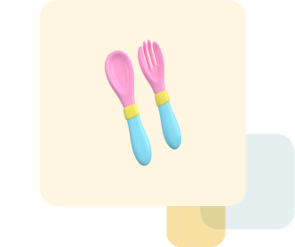 Use colourful plates and utensils
